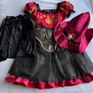 Girls witch costume size 10-12